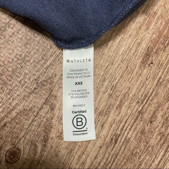 Athleta Harmony Wrap Cardigan Swept Away Blue Size XXS - Picture 6 of 7